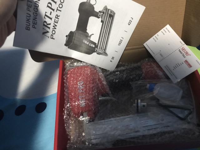 Nrt Pro F30 Mesin Airnailer Paku Tembak Kayu Portable Paku 30mm Air Nailer Pistol Paku Tenaga Angin