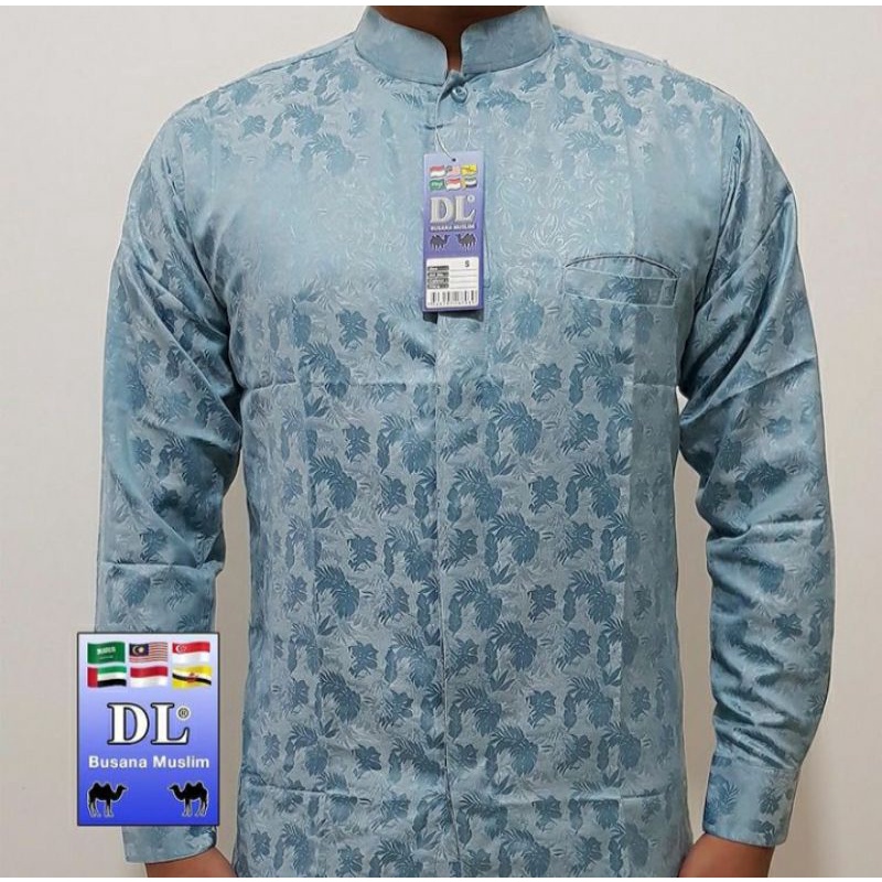 Kameja Koko DL Busana Muslim Jumbo/baju Koko DL Lengan panjang