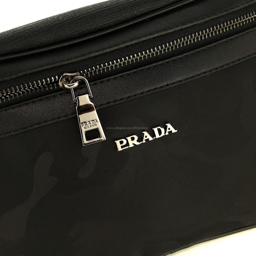 TOKOKOE - Tas Pinggang Waist Bag Import Tas Pria Premium - PRD WB4 Black