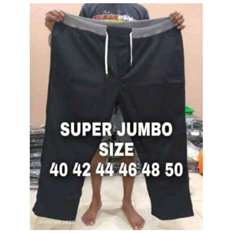 CELANA PANJANG CHINO RIP KOLOR SUPER JUMBO XXXXXL SIZE 40-50