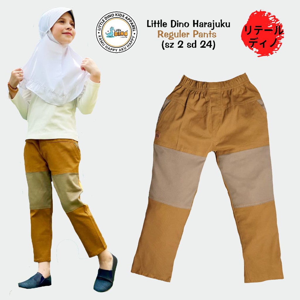 Chinos Reguler Harajuku | Celana Panjang Anak