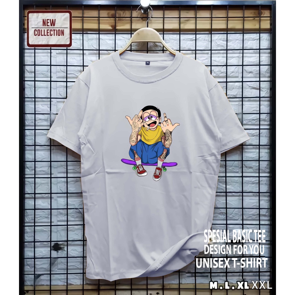 AS / KAOS DISTRO MOTIF NOBITA / BAJU PRIA  / KAOS PRIA  / BAJU WANITA  / KAOS WANITA / PAKAIAN MURAH / PAKAIAN PRIA  / ATASAN  / POLOS / T SHIRT