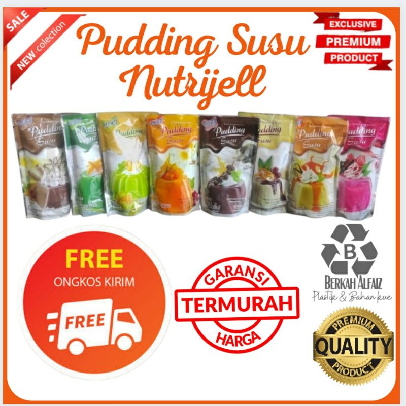 

Nutrijell Nutrijel PUDING SUSU rasa 120gr,145gr,170gr / serbuk pudding susu