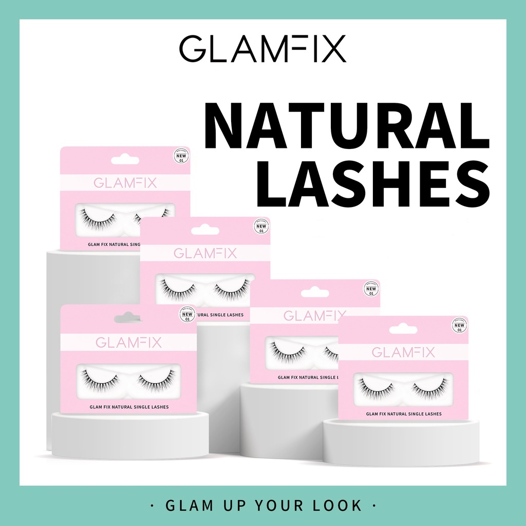 ★ BB ★  GLAMFIX Perfect Blink Lashes | Natural Single Lashes Bulu Mata Palsu - New Bulu Mata Palsu | GLAM FIX Makeup by YOU