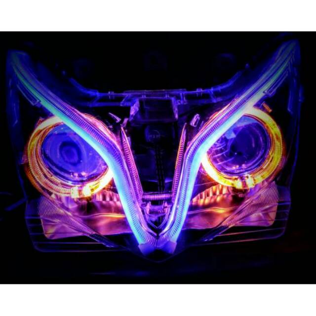 HEADLAMP PROJIE HID + RUNNING SEIN DRL VARIO 125 LAMA