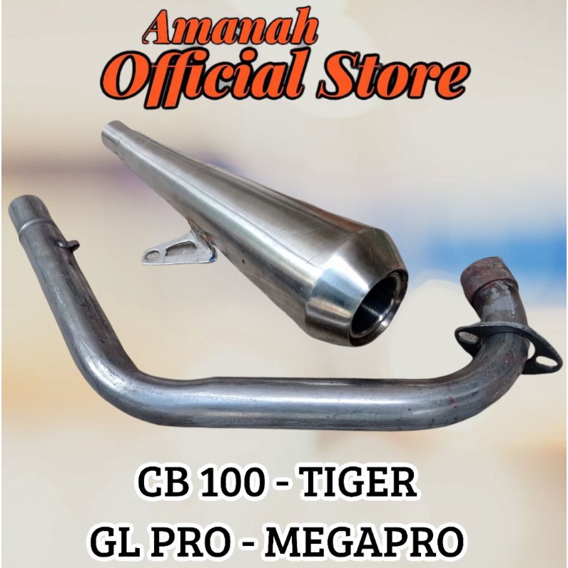 Sale Knalpot Custom Japstyle Caferacer Bober Tiger Megapro Scorpio Dll