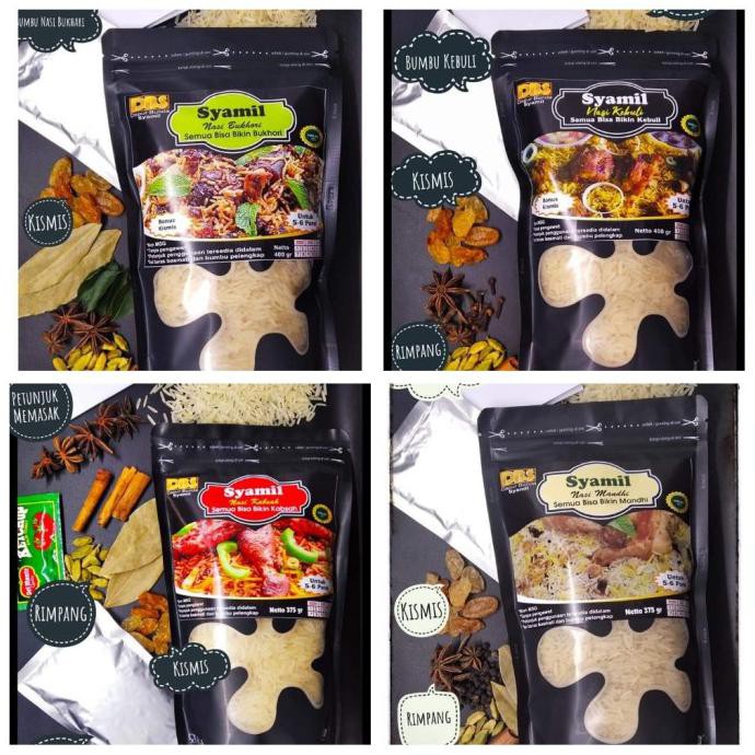 

BERAS- NASI KEBULI MANDHI BIRYANI KABSAH BUKHORI BERAS BASMATI 350 GR - BIRYANI -UNGGULAN.