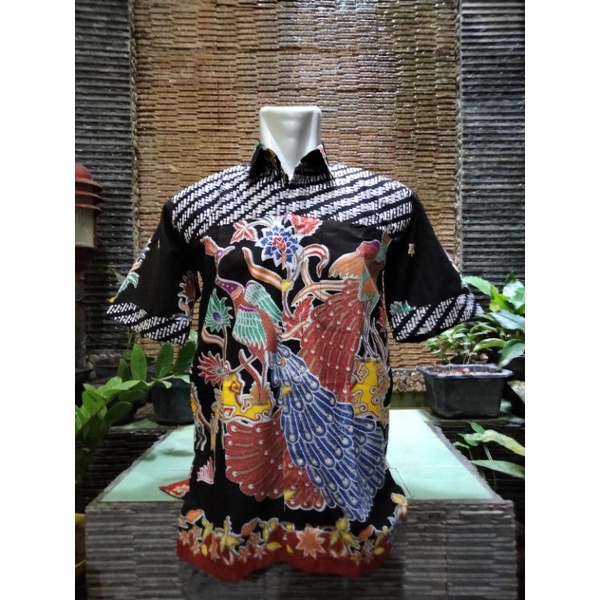 Hem Batik Pria Merak Bagus | Baju Batik Kerja Pria