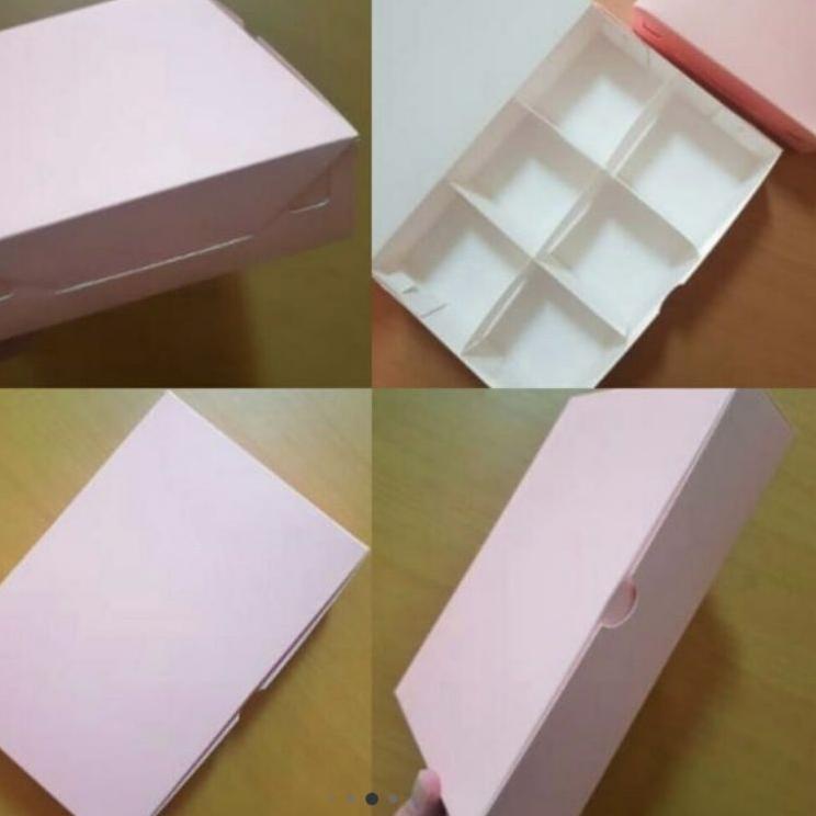 

Recomend Dus eggtart sekat 6 uk. 22x15x4.5 cm PINK " 1 pack isi 10 pcs dus 팝