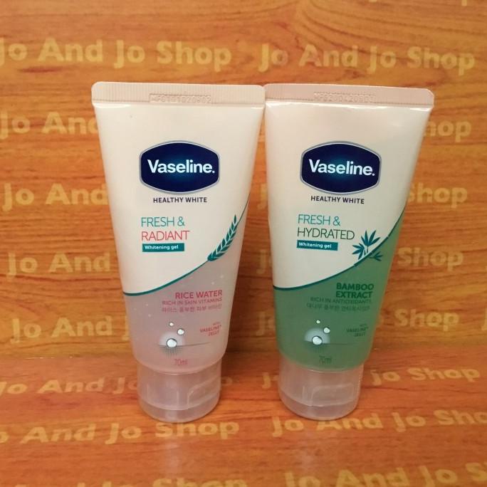 [[COD]] Vaseline body lotion Healthy White Whitening Gel 70ml - Rice Water [[COD]]