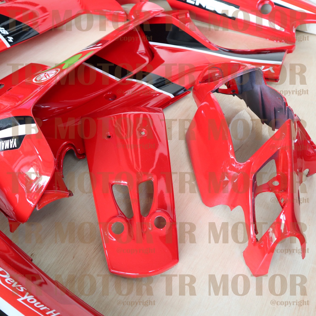 Cover Body Fizr F1zr Movistar Merah Full Set Halus Cover Bodi Yamaha Fiz r