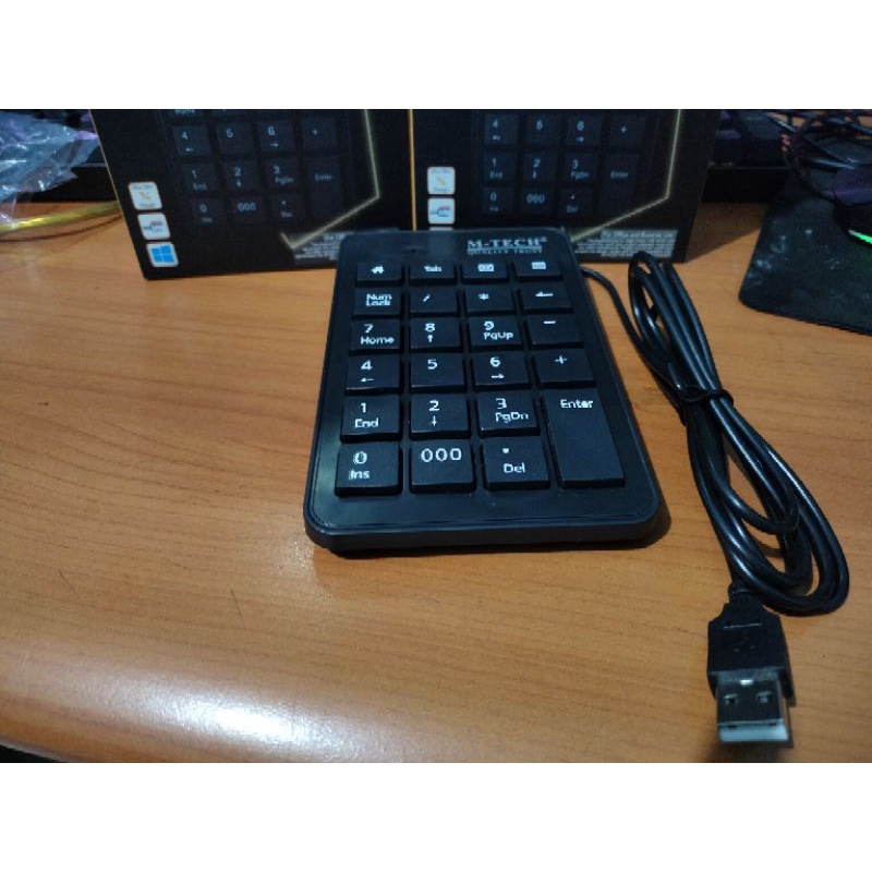 Keyboard Numeric Wired M-Tech Numpad - Keyboard Kasir Angka Kabel Keypad