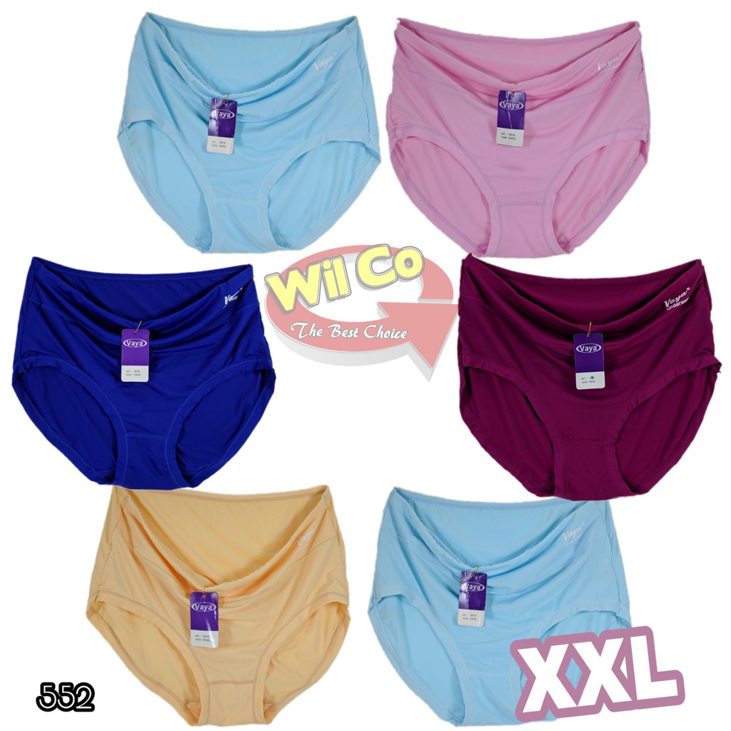 K552 - (Harga Per 1 Pcs) CELANA DALAM WANITA PAKAIAN DALAM PAKAIAN WANITA CD VAYA SIZE L - EQL JUMBO