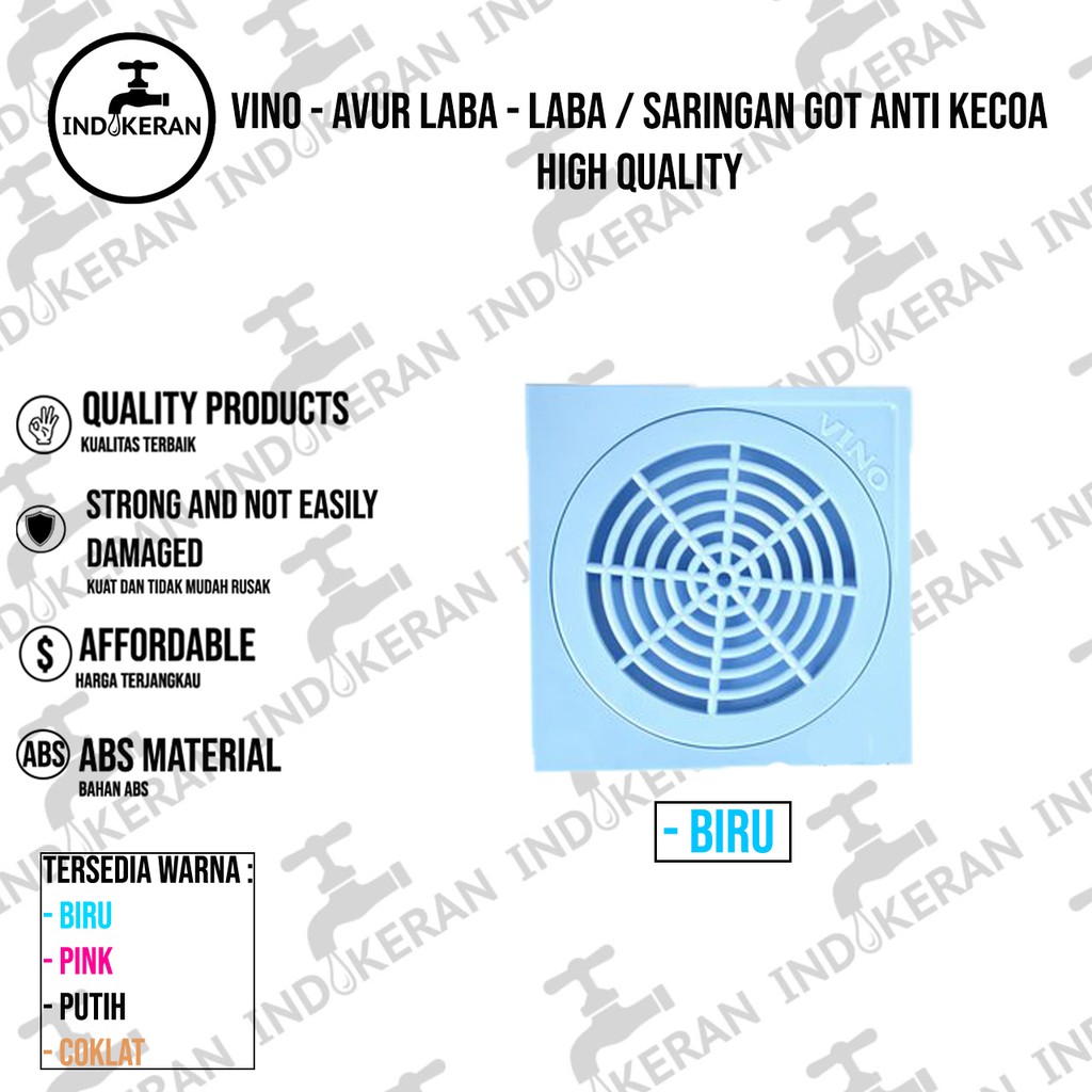 VINO - Avur Laba - Laba / Saringan Got Anti Kecoa - High Quality