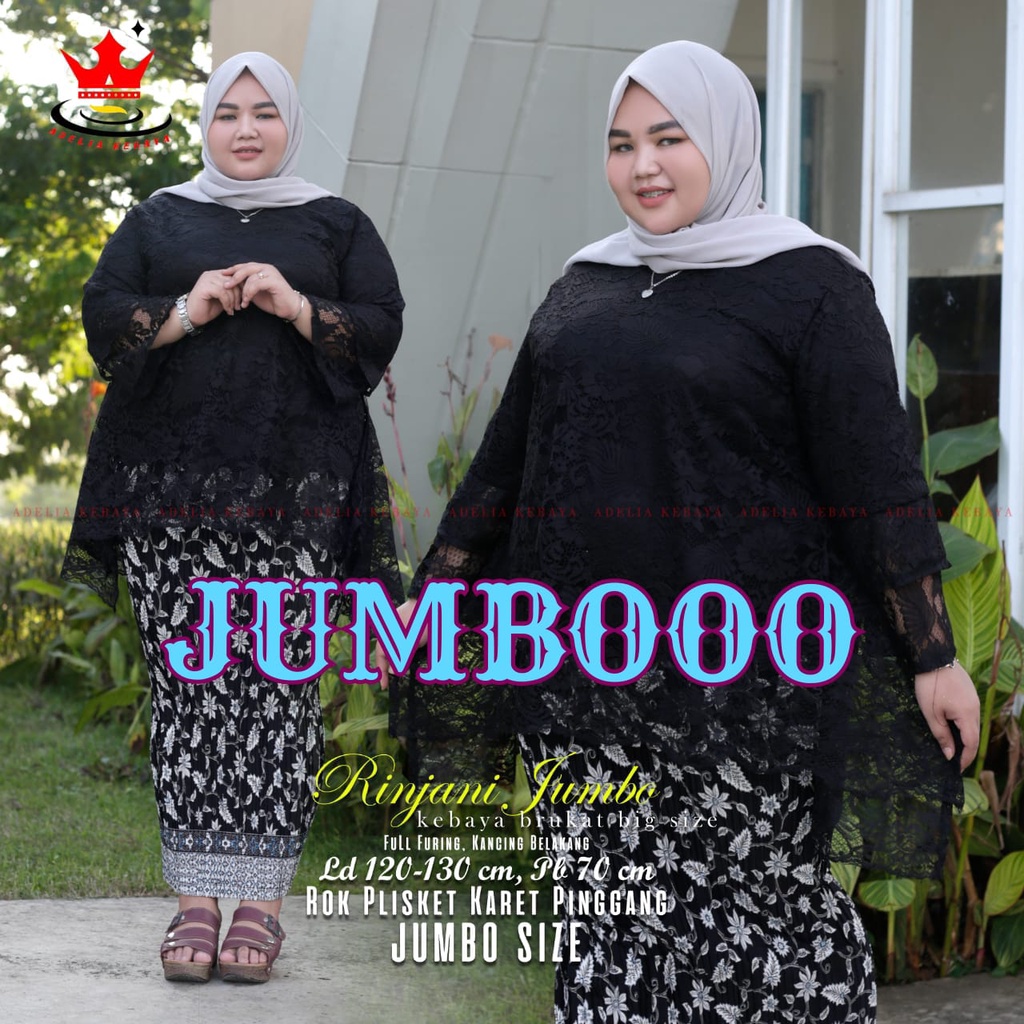 HANYA ATASAN‼️ KEBAYA JUMBO XXXL LD 130 - BRUKAT COUPLE JUMBO - KEBAYA MODERN JUMBO - KEBAYA COUPLE 