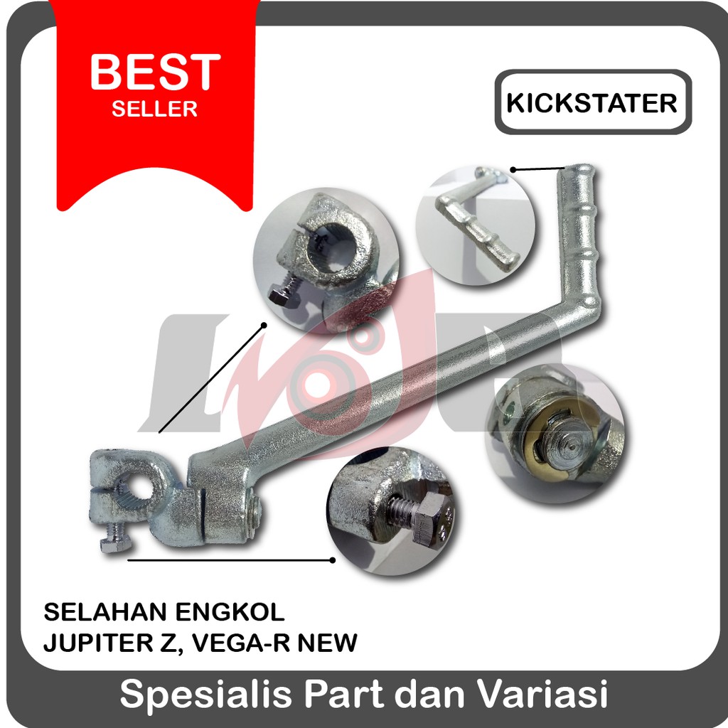 Lokal Selahan Jupiter Z Vega R New Besi Engkol Kick Stater