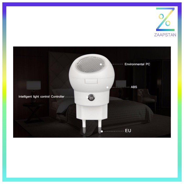 Lampu Tidur LED Sensor Cahaya Rotasi 360 Derajat - LXX3148 - White