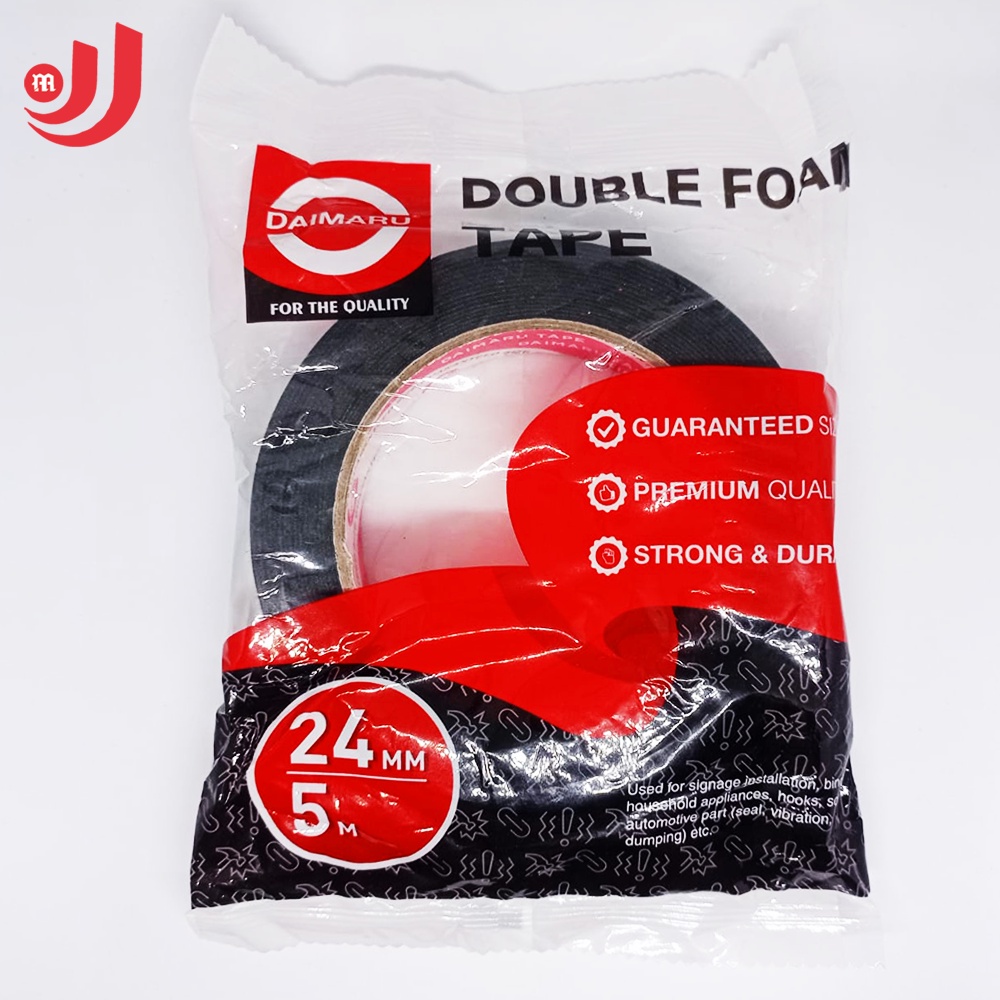 Double Foam Tape Daimaru Black (Double Tip Busa Hitam)