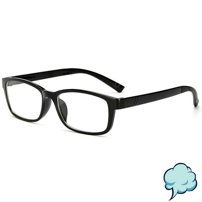 Kacamata Anti Radiasi Komputer Anti Radiation Lens Computer Glasses Kerja Dewasa Pria Wanita Lensa Kuning Bening Clear Perlindungan Mata Layar HP Blue Light Frame Blueray Laris Pelindung-Anti Blue Light v1