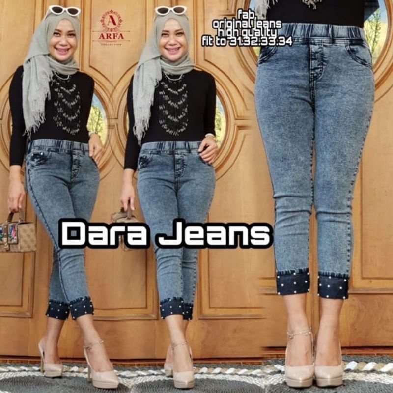 SYANAZ PANTS LEGGING JEANS SNOW SKINNY FULL KARET