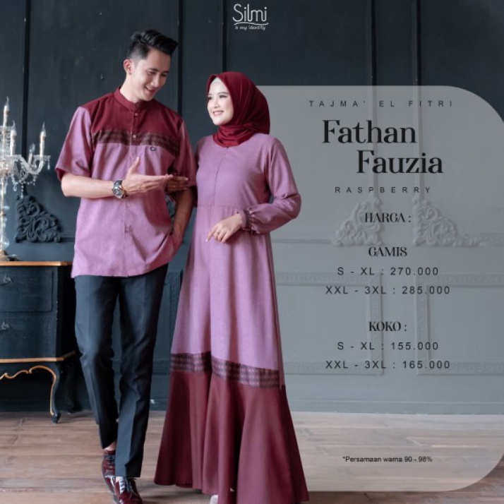 Gamis Couple Terbaru Simple Elegan