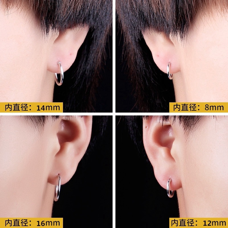 Perak Anting-Anting Korea Fashion Pribadi Perhiasan