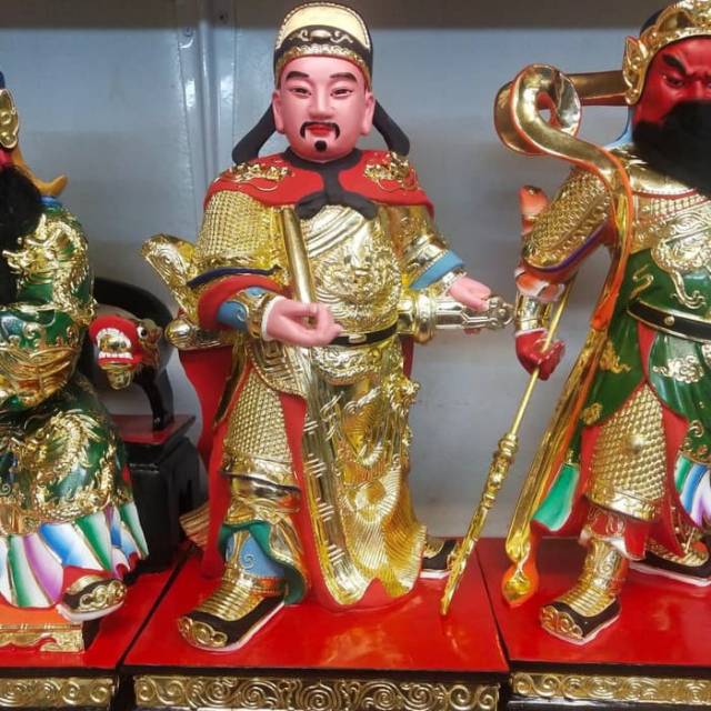 patung dewa rupang dewa sam po kong kayu 16 inch