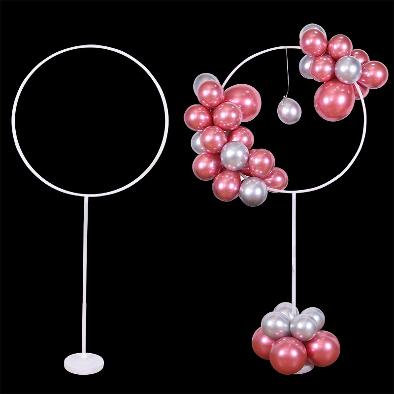 Holder Balon / Tiang Dekorasi Balon / Tatakan Balon / Standing Tiang Balon Bulat / Party Stand Balon