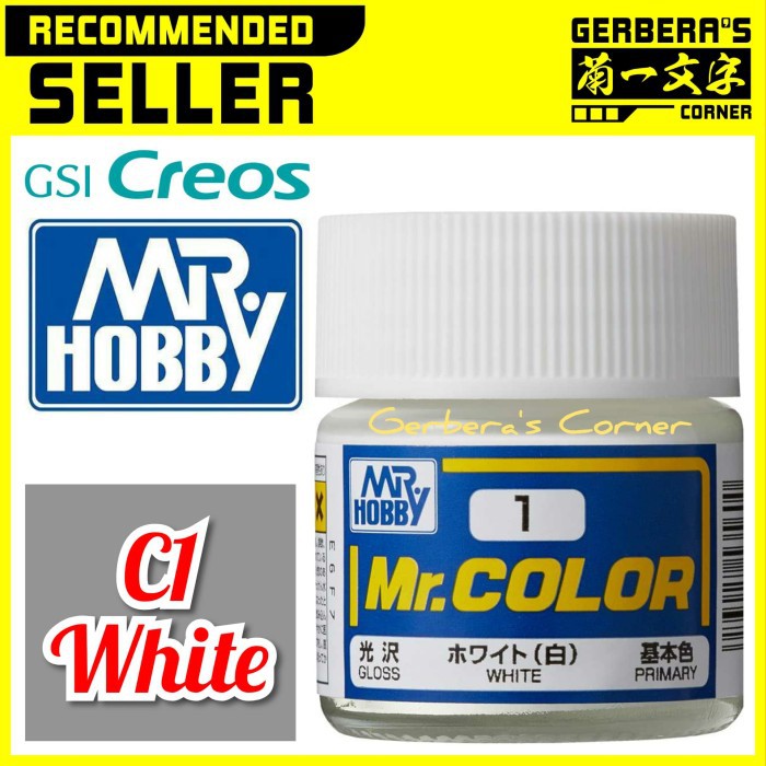 

Mr Color C1 White - Mr. Hobby - Lacquer Paint