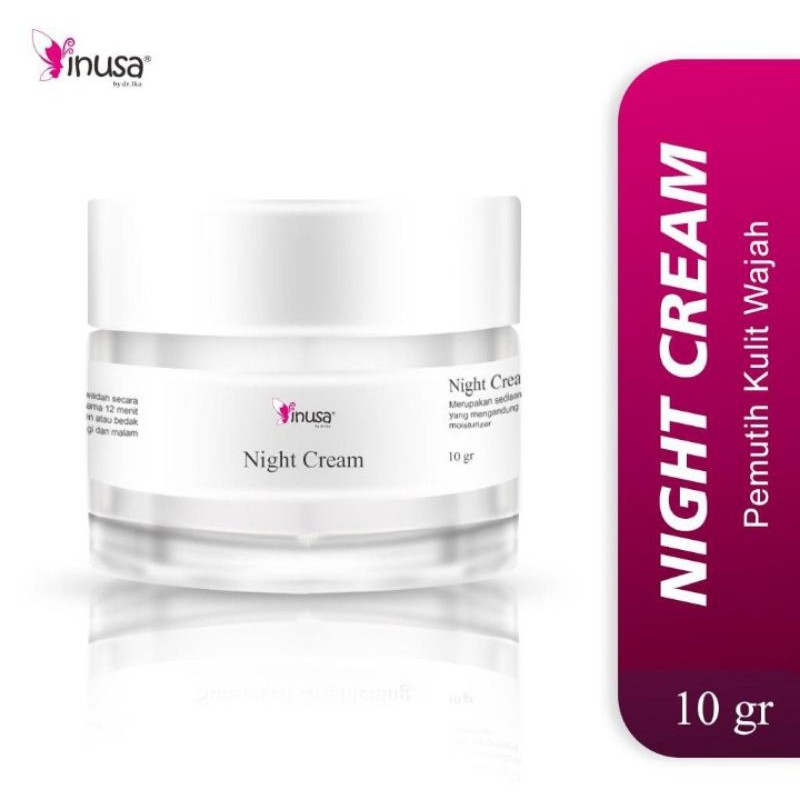 Inusa Night Cream (Krim Malam Pencerah Wajah)