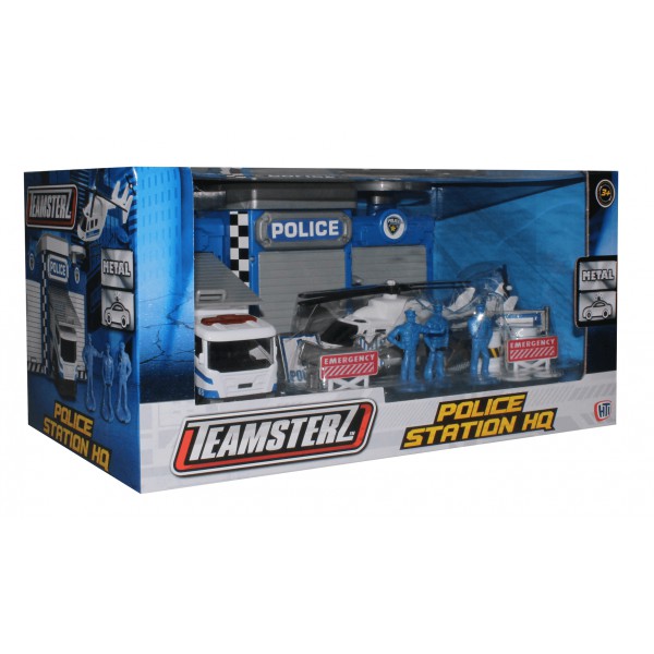TEAMSTERZ POLICE STATION PLAYSET - SET MAINAN KANTOR POLISI