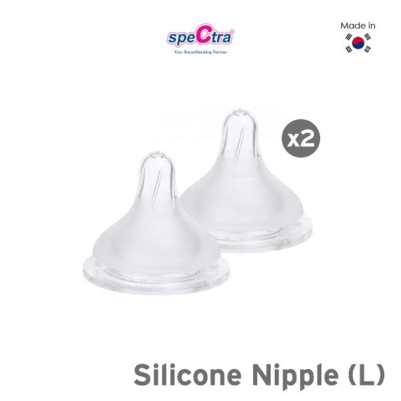 Spectra Silicone Nipple isi 2 /spectra Bottle teat/nipple botol susu