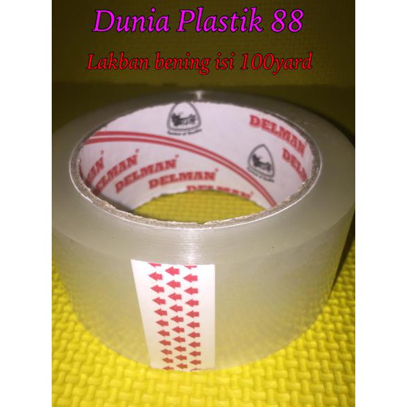 

HOT SALE|BEST SALLER @100yard lakban bening isolasi selotip solatip bening kuat kwalitas ok