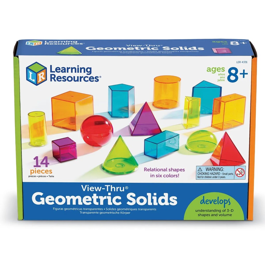 Jual Learning Resource View Thru Geometric Solid Mainan Edukasi Anak 3