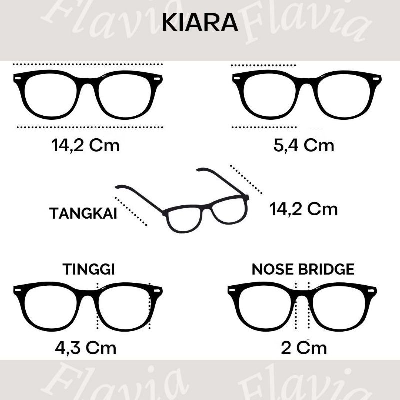 Flavia Eyewear - Kacamata Kiara Titanium (custom minus, photochromic, blueray, bluechromic)