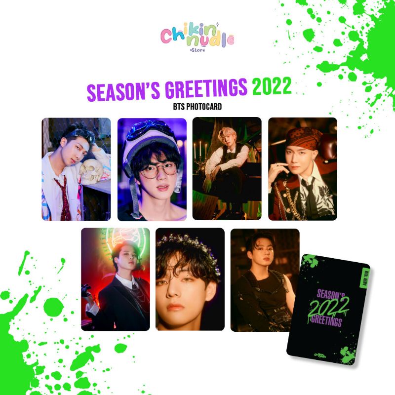 BTS SEASON'S GREETING 2022 PHOTOCARD (UNOFFICIAL)