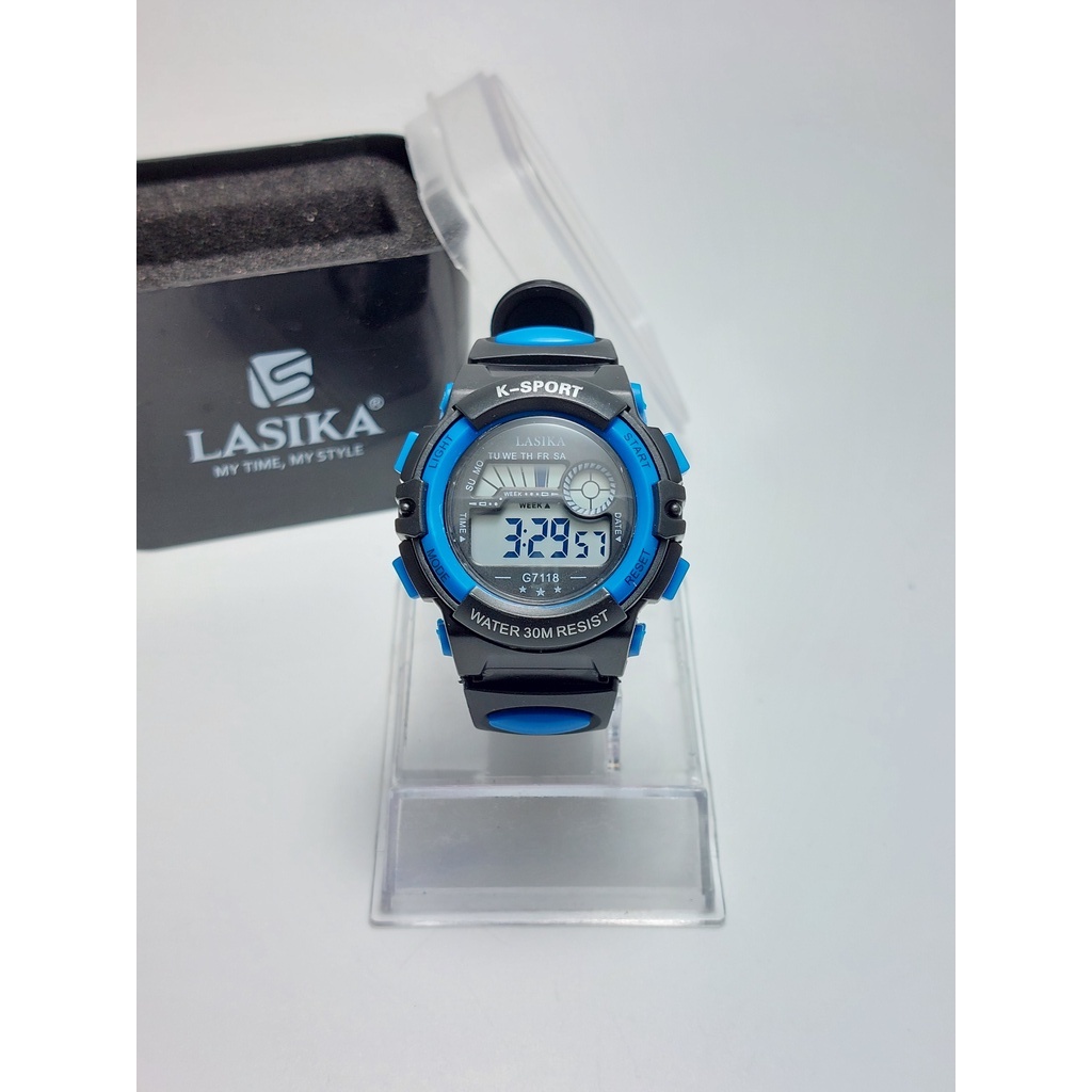 Jam Tangan Anak Merk Lasika Digital Sporty Jam Tangan Anti Type 7118