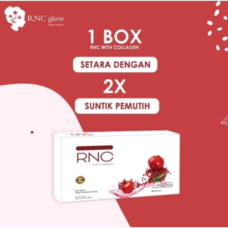 RNC Beauty Collagen Drink setara dengan 2x suntik pemutih
