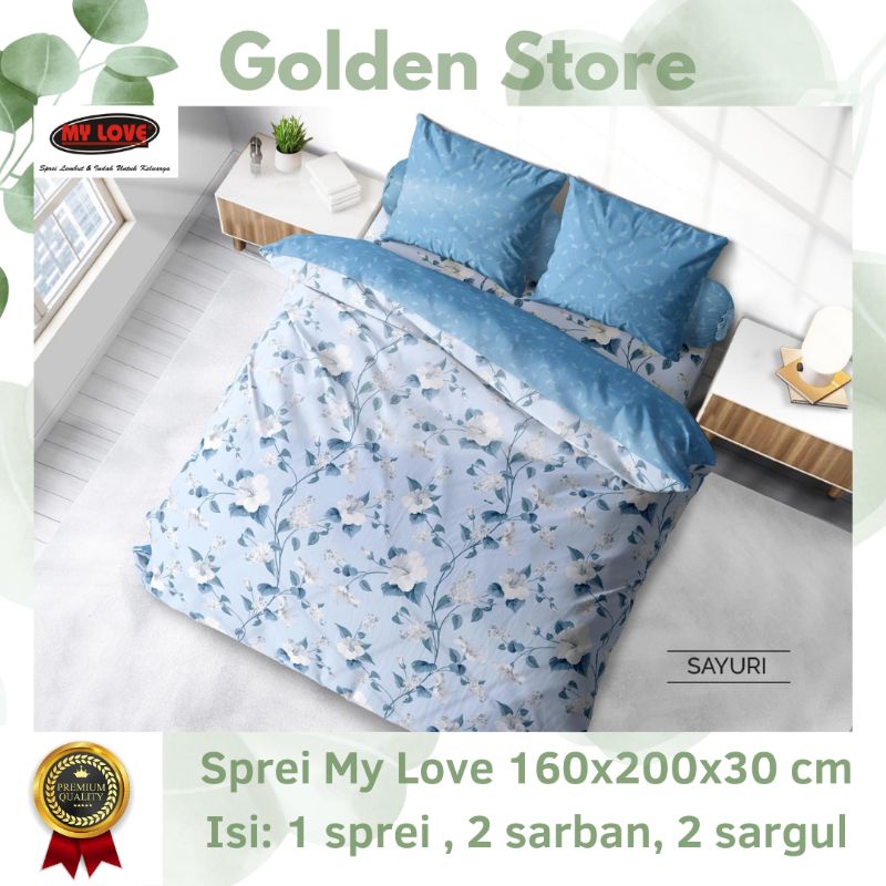 Sprei My Love 160x200x30 Motif Sayuri