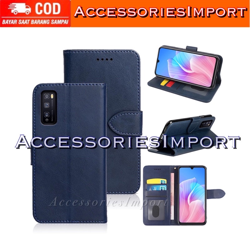 LEATHER CASE VIVO T1/ T1 PRO/ Y02/ Y01/ Y21A/ Y21T/ Y15S/ Y33T/ Y33S/ Y21/ Y21S/ Y20S G/ Y20/ Y20i/ Y12S/ Y20S/ Y11/ Y12/ Y12i/ Y15/ Y17/ LEATHER FLIPCOVER CASE DOMPET HP BAHAN KULIT