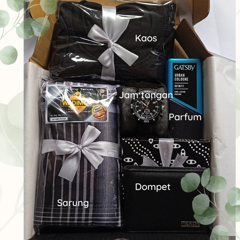 Hampers Kado Ulang Tahun Buat Cowok Paket Kemeja/T-Shirt