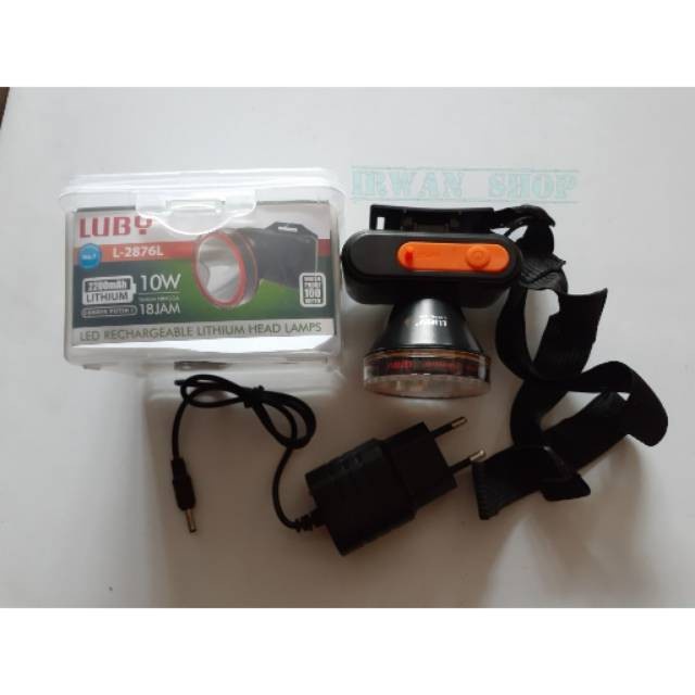 COD SENTER  KEPALA LED LUBY L-2876-HEADLAMP 10 WATT