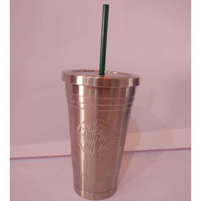 Starbucks tumbler silver Stainless