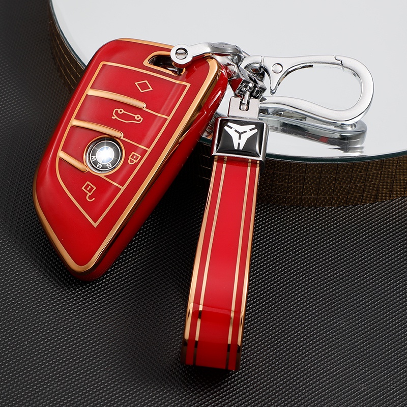 Casing Kunci Remote Mobil Bahan TPU Untuk BMW X1 X3 X5 X6 X7 1 / 3 / 5 / 6 / 7 Series G30 G20 G11 F20 Z4 F07 F39 F15 F01 G39 F07