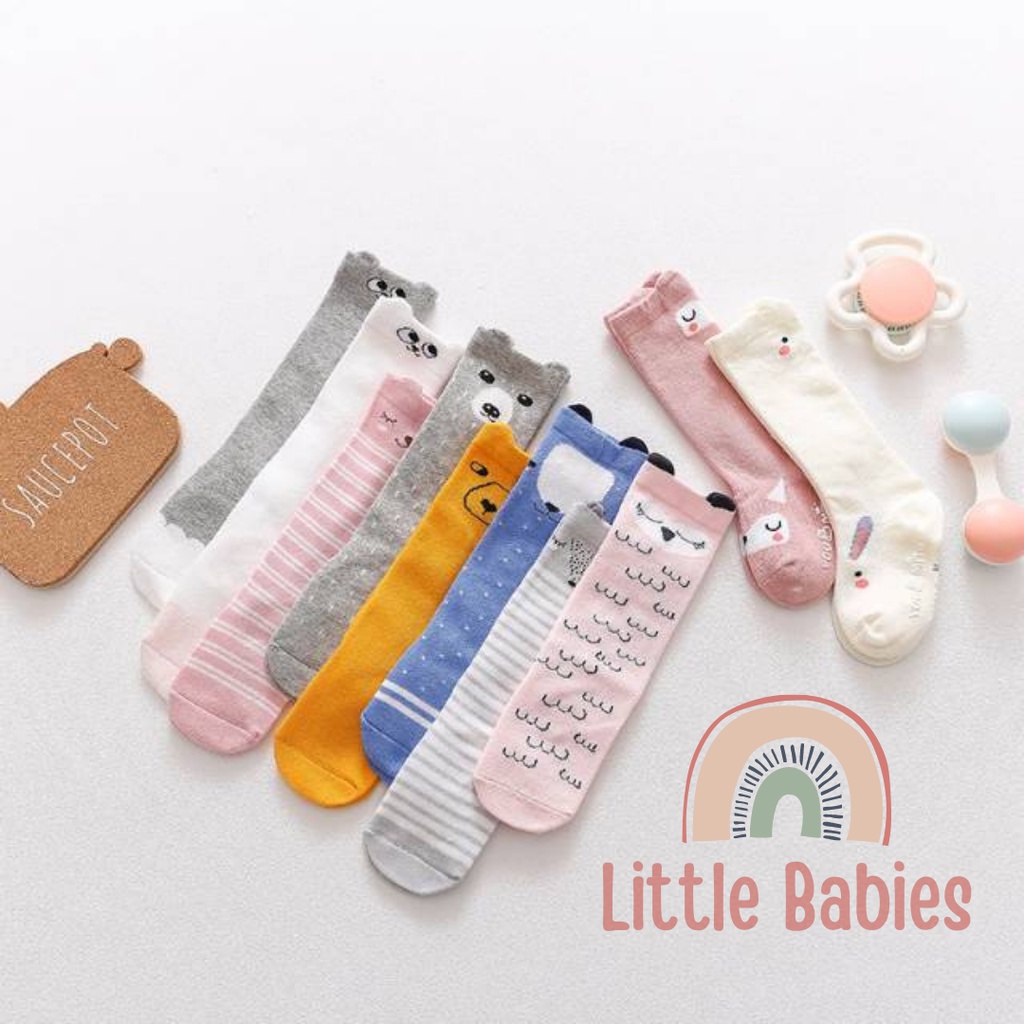 Kaos Kaki Bayi Import Korea Panjang Karakter Lucu Anti Slip