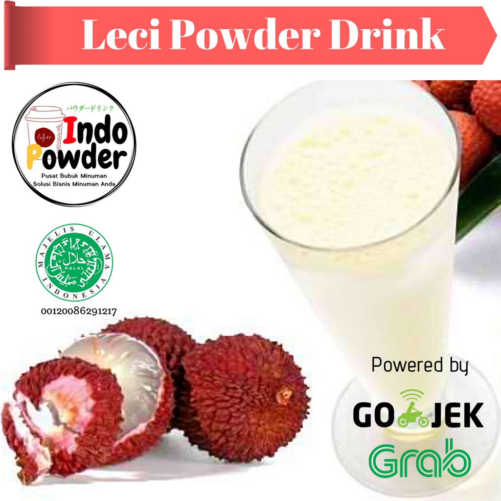 Bubuk Minuman rasa Leci 1 Kg / Leci Powder 1 Kg / Bubuk Leci 1 Kg / Bubuk Lecy 1kg