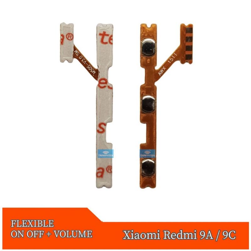 FLEXIBEL FLEXIBLE ON OFF XIAOMI REDMI 9A / 9C / 10C FLEX POWER VOLUME