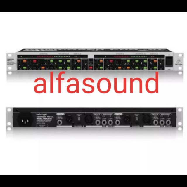 Behringer MDX 2600 V2 2channel Compressor Limiter Gate MDX2600