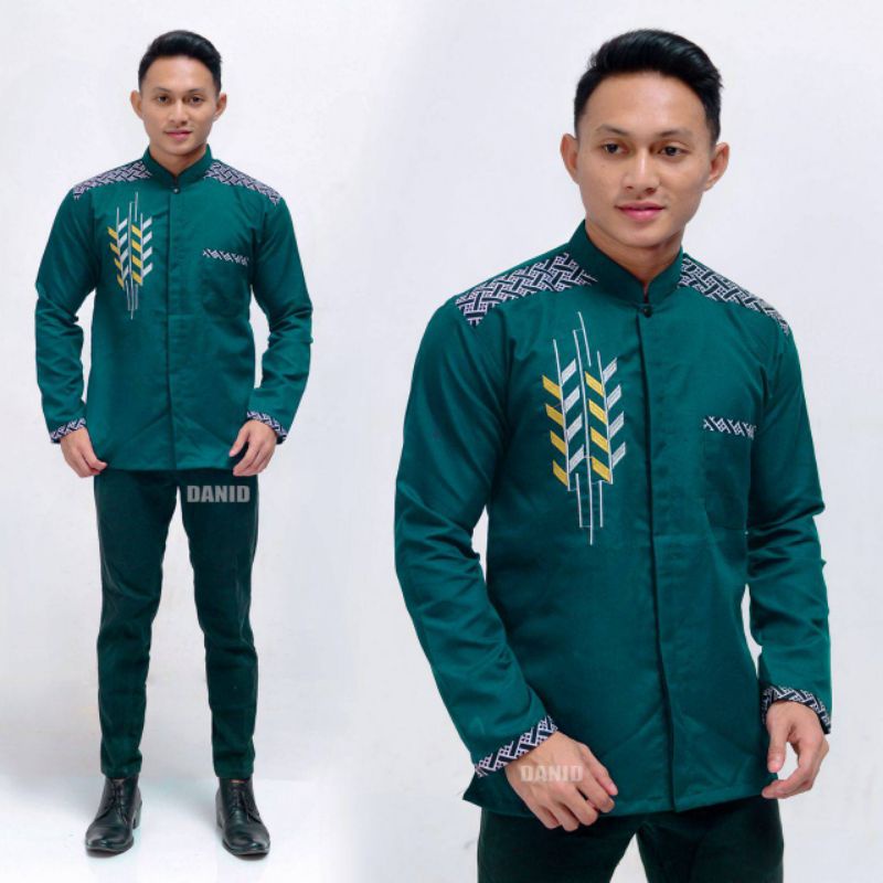 Baju koko pria lengan panjang