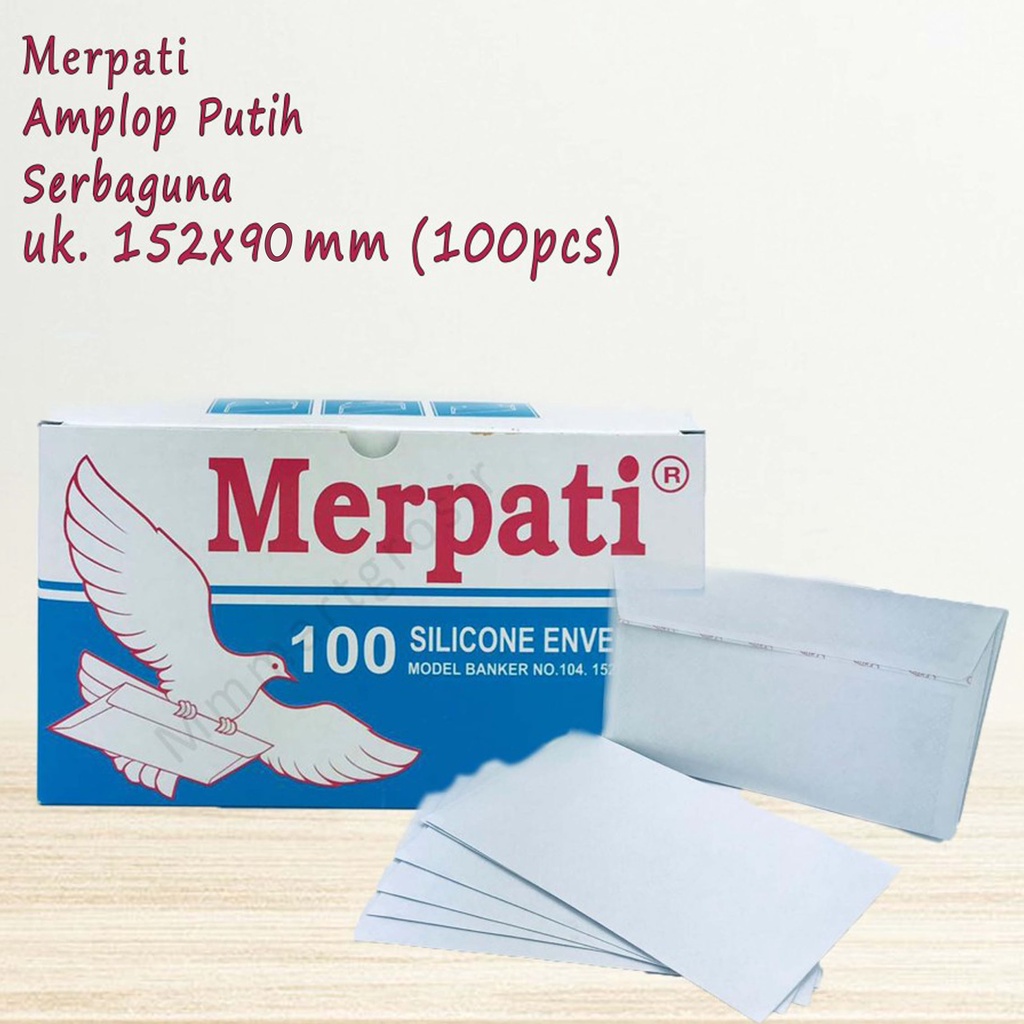 Amplop Merpati / Amplop Kiky / No.104 / isi 100pcs / 152x90mm